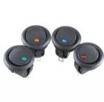 KCD1 20A 12V 220V Rocker Switch LED Dot Light Car Boat Round ON/OFF SPST Switch - Image 4
