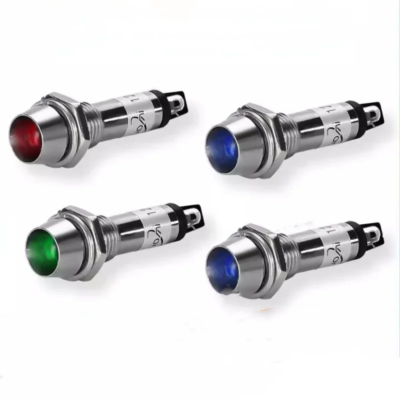 kf-Sc4f477a8cfef4f4e9f662b7f29ce0d4e0-8MM-Metal-Indicator-Light-XD8-1-Small-Power-Work-Signal-Light-Red-Green-Yellow-Blue-White.webp 8MM Metal Indicator Light XD8-1 Small Power Work Signal Light Red, Green, Yellow, Blue, White 220V 12V 24V - Image 1