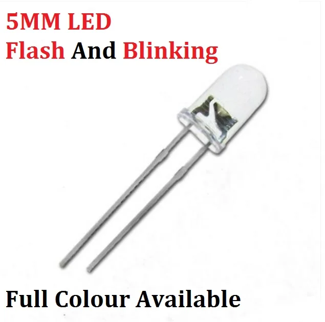 kf-Sc5c2bb63bfc144dba422ac83c2662ee58-100PCS-5MM-Flash-LED-Blinking-DIP-Transparent-Cover-Red-Yellow-Green-Blue-Flashing-F5-Bead-Light.webp 5MM Flash LED Blinking DIP Transparent Cover Red Yellow Green Blue Flashing F5 Bead Light Emitting Diode RGB - Image 1