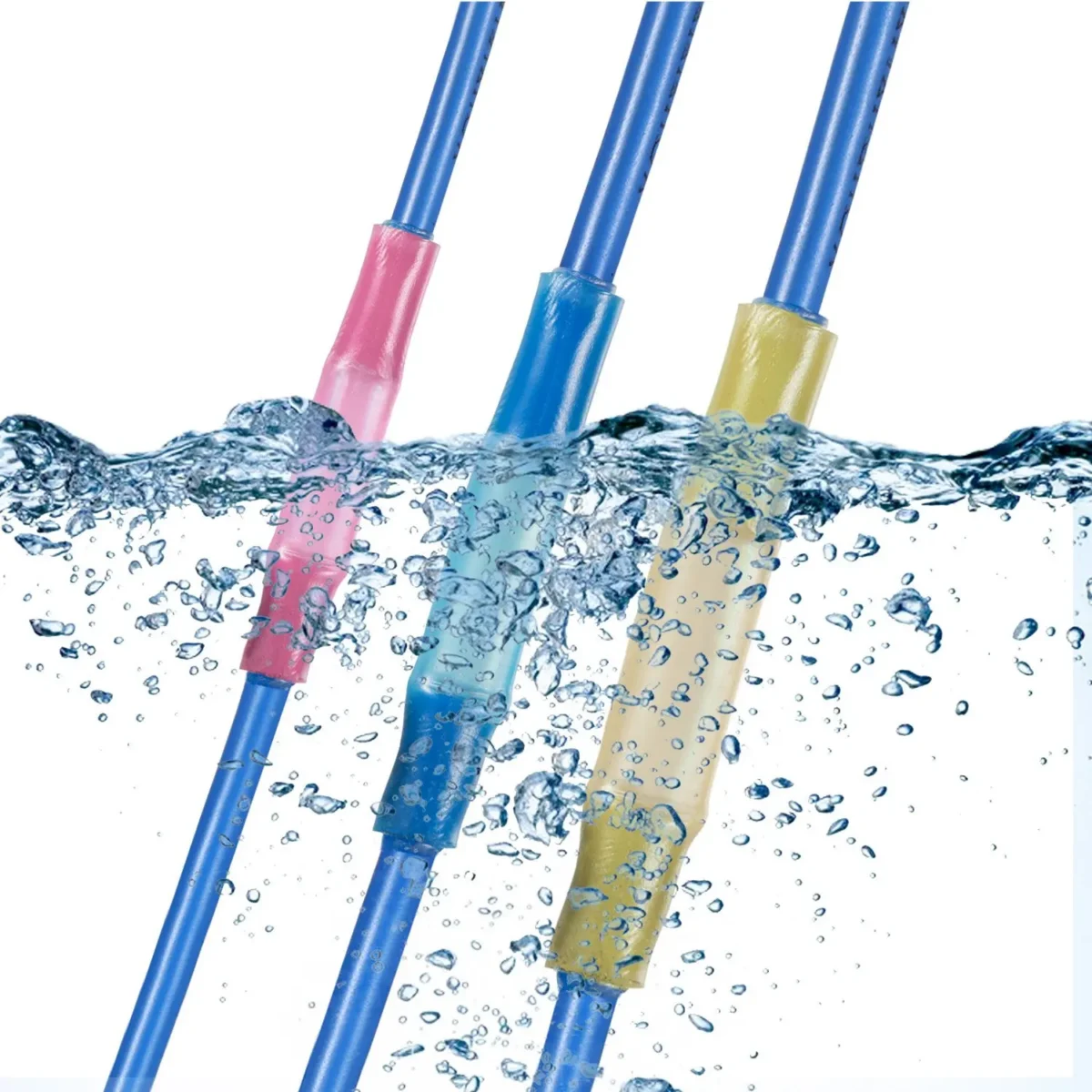 Heat Shrink Butt Wire Connectors Waterproof Insulated Automobile Wire Cable Crimp Terminals AWG 22-10 Kit - Image 6