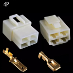 6.3mm pitch connector 1P 2P 3P 4P 6P 8P 6.3 Connector Kits Male Female Socket Plug Plug For Motorcycle Motorbike Car - Image 5