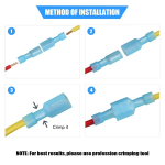 NYLON Male Female Fully Insulated Spade joint Cable Wire Connector Wiring Cable Plug Crimp Terminals FDFN MDFN - Image 6