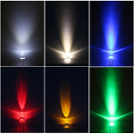 Blinking 5mm Flashing LED Diode Flash RGB Transparent Multicolor Flicker Round 5 Mm Light-Emitting Diode Red Yellow Blue - Image 2