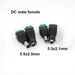 DC Male Female power supply Connector 5.5 x 2.1MM 5.5*2.5MM 3.5*1.35MM 5.5mm x 2.5mm Jack Adapter Plug for Led Strip Light p1 - Image 4