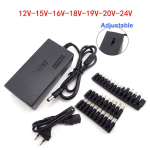 AC TO DC 12V 15v 16v 18v 19v 24VAdjustable Universal Power supply Charger Adapter 96W DC converter For pc Laptops Eu US uk AU p1 - Image 2