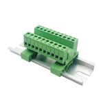 5.08mm 2EDG-UKR Plug-in Wiring Terminal 35mm Guide Rail Mounting Screw Terminal Block Pitch 5.08mm 2P-12P - Image 5