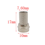 F Connector Screw On Type 75-5 F Plug RG6 Satellite TV Antenna Coax Cable Connector Twist-on F Type Coaxial Adapter - Image 4