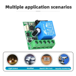 433MHz DC12V 10A 1 Channel 1Ch Wireless Relays RF Remote Control Switches Receiver Module for Pump Security - Image 3