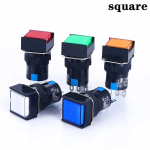 1NO1NC/2NO2NC 6.3V 12V 24V 220V Momentary Illuminuted Maintain Push Button Switches 16MM Latching Push Button Lamp LED - Image 4