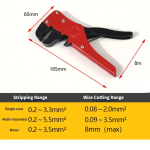 0.25-6.0mm Automatic Stripping Pliers Adjustable Cable Wire Stripper Duck Beak Pliers Wire Stripper Cable Cutting Crimping Tool - Image 6