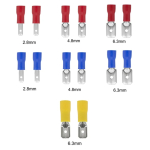 Female Male Crimp Terminal 2.8mm 4.8mm 6.3mm Insulated Spade Wire Connector Electrical Wire Cable Plug - Image 3