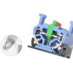 22mm emergency stop switch button mushroom head self-locking button LA38-11ZS / stop emergency power failure stop 1NO 1NO / 2NC - Image 4