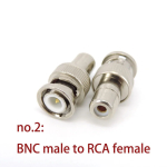 BNC male female to RCA male female wire connector Converter plug jack audio video CCTV camera Coaxial Cable p1 - Image 4