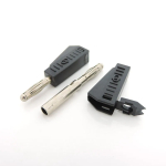 red black 4mm Banana male Plug Safety Retractable Stackable Solder In line DIY assembly Test leads connectors p1 - Image 4