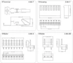 3.96mm pitch wire-board Ch3.96 Connector  Spacing Plug Housing / Straight Needle / Curved Needle Base / Terminal 3P 3P 4P 5P 6P 7P 8P 9P 10P - Image 5