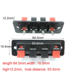 Connector Terminal 2P 4P Positions Push In Jack Spring Load Audio power supply Speaker Breadboard Clips switch button p1 - Image 5
