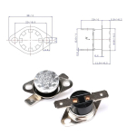 Bimetal thermostat KSD301 40C ~140C Temperature Switch Normally Open/Normally Closed Thermostat Control 40 50 60 70 80 90 100C - Image 2