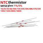 Thermal Resistor NTC MF58 3950 B 5% 1% 1K 2K 5K 10K 20K 50K 100K 200K 500K 1M ohm Thermistor Sensor