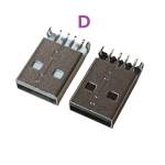 USB 2.0 Jack A Type Male Plug Connector USB jack AM 4pin Sink 2.5 SMT Sink 1.2 DIP Cable Soldering - Image 2