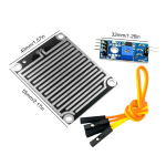 Rain Water Sensor Relay Control Module 3.3V-5V Rain Foliar Leaf Moisture Sensor Relay Module LM393 High Sensitivity for Arduino - Image 5