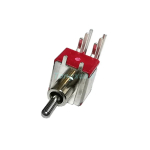 SH T80-T 3/6Pins SPDT DPDT ON ON 2 Positions Vertical Right Angle PCB Mount Mini Toggle Switch - Image 2