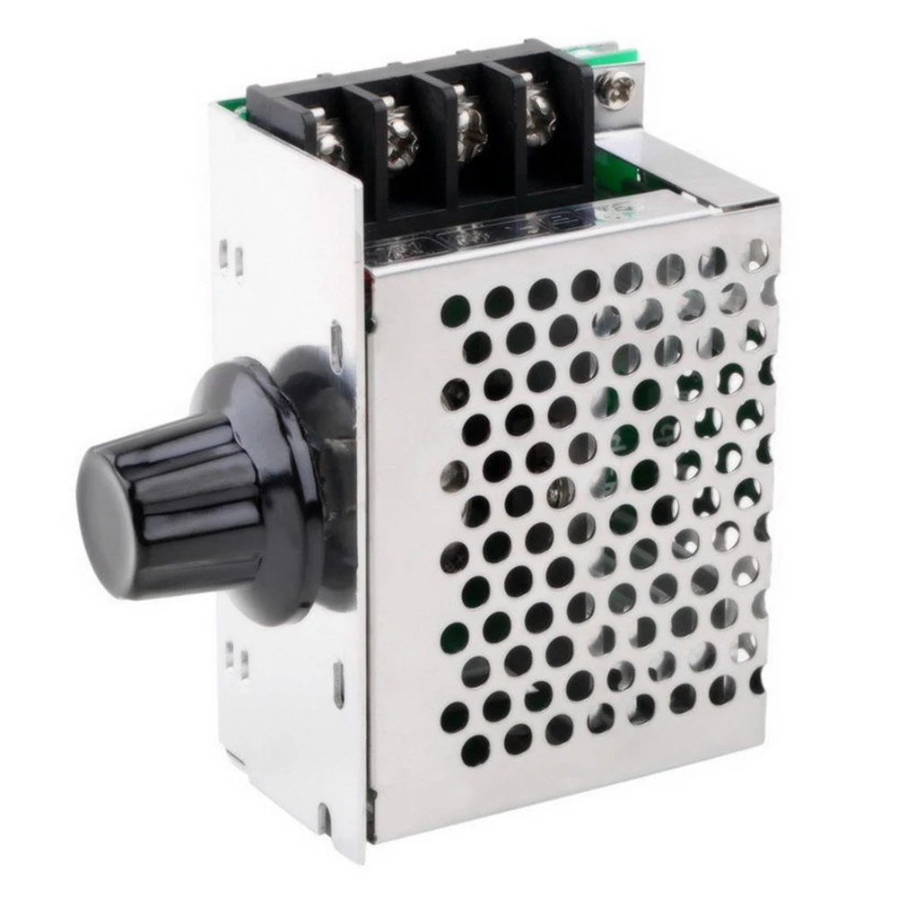 kf-Sf3f74ad686df466084a29a878fd47c74D-4000W-Thyristor-Governor-with-Fuse-Case-AC-220V-Temperature-Regulating-Module-High-Power-for-Adjusting-Dimming.webp 4000W Thyristor Governor with Fuse Case AC 220V Temperature Regulating Module High Power for Adjusting Dimming Speed Temperature - Image 1