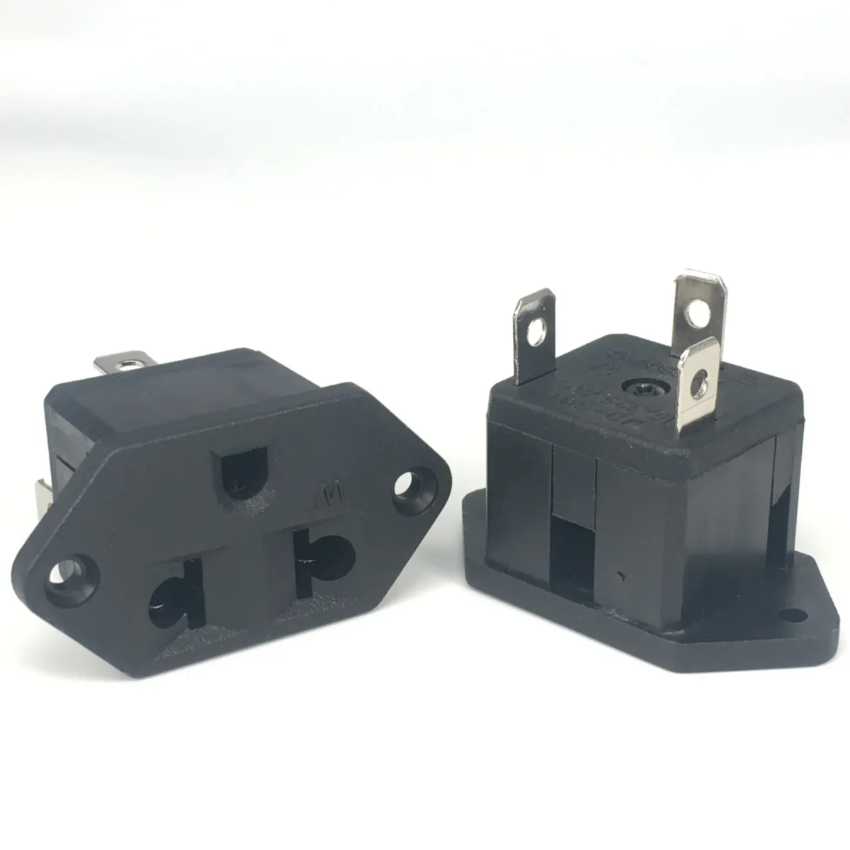 Black Copper 10/16A 250V American Japan Australian British EU Germany French Brazil Universal Electrical AC power socket - Image 6
