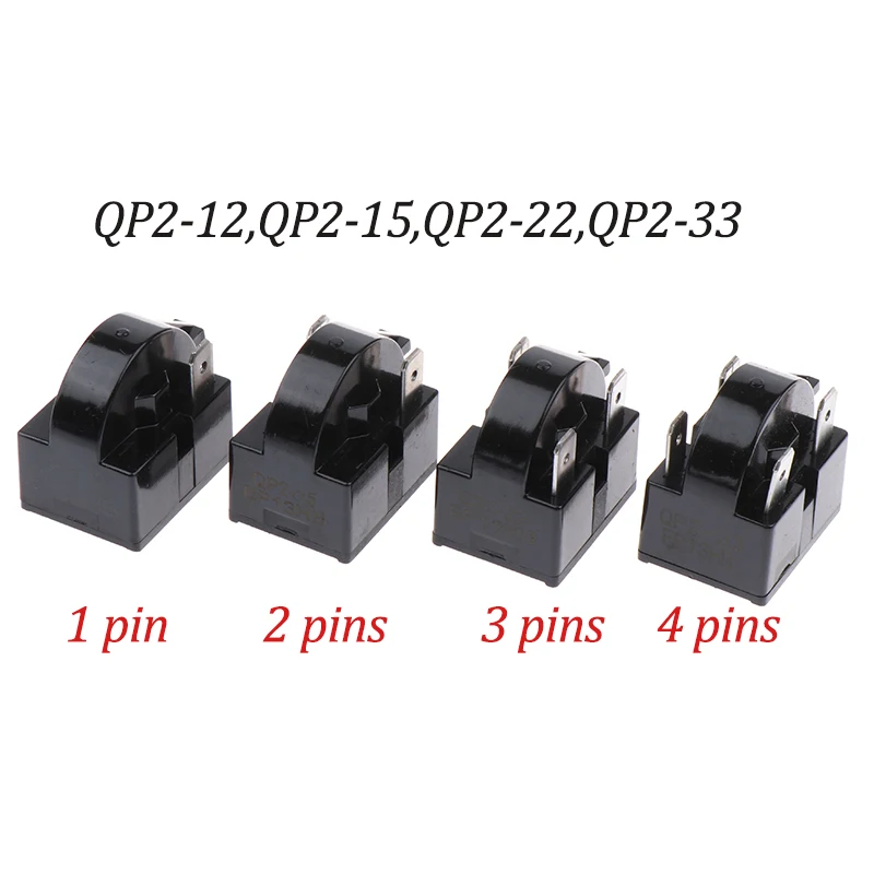 kf-Sf59e6327d2564c63913087cdf39b7e18a-Fridge-Relay-Minibar-Compressor-1Pin-2Pin-3Pin-Overload-PTC-Starter-Refrigerator-Freezer-Starting-Relay.webp Fridge Relay Minibar Compressor 1Pin 2Pin 3Pin Overload PTC Starter Refrigerator Freezer Starting Relay - Image 1