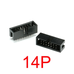 2.54MM pitch  dip 6P 10P 20P 26P 34P 40P PIN MALE SOCKET straight idc box headers PCB CONNECTOR DOUBLE ROW DC3 HEADER - Image 2