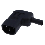 IEC 320 C13 Power Plug 10A 250V Power Cable Connector Assembly Connector, 90 Degree Angled C13 Female AC Adapter IEC 320 C13 Po - Image 5