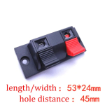 Connector Terminal 2P 4P Positions Push In Jack Spring Load Audio power supply Speaker Breadboard Clips switch button p1 - Image 4