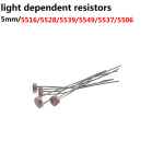 GL5528 GL5516 GL5537 GL5549 GL5539 GL5547 5516 5549 5539 5526 Light Sensitive Resistor Photoelectric Photoresistor