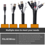 PP insulated corrugated tube flexible conduit wire harness threaded hose plastic protective sleeve outer diameter 7-28mm - Image 2