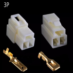 6.3mm pitch connector 1P 2P 3P 4P 6P 8P 6.3 Connector Kits Male Female Socket Plug Plug For Motorcycle Motorbike Car - Image 4